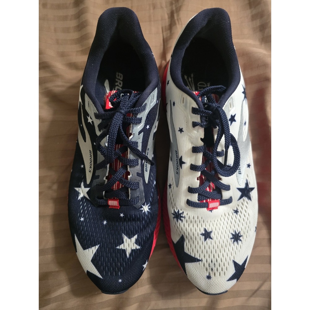 Brooks Launch 8 Stars Run USA Stars And Stripes Women's Size 10D Running Shoes